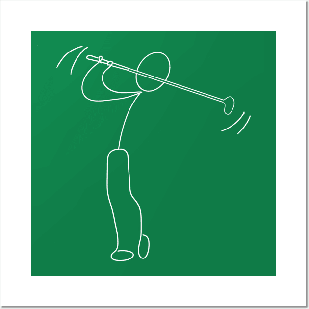 Golf cool club Wall Art by pepques